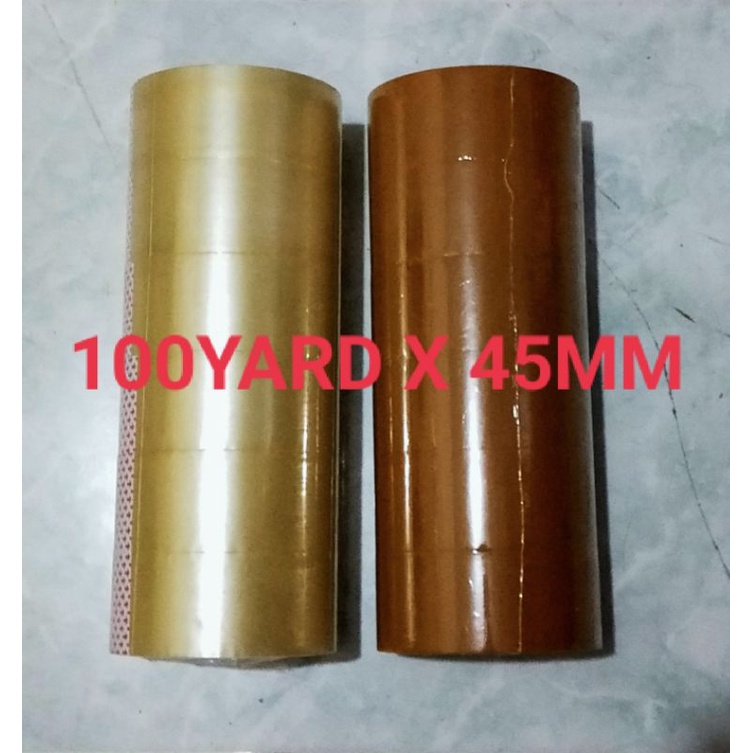 

LAKBAN BENING COKLAT 100 YARD x 45 MM BERKUALITAS
