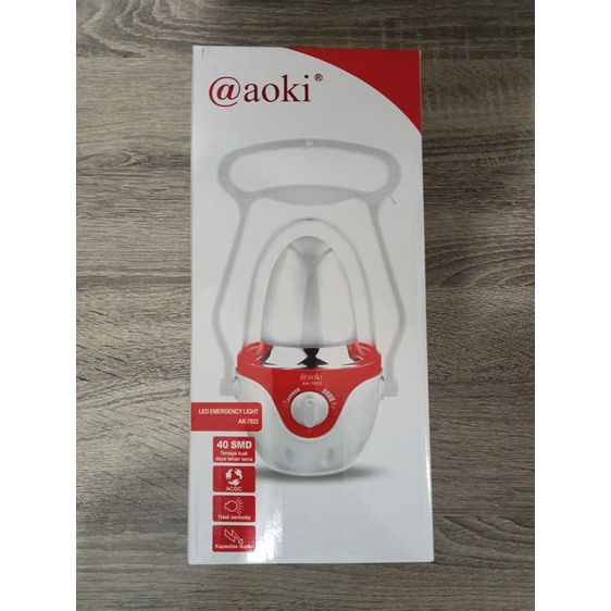 Jual Lampu emergency LED - AOKI Emergency Light - AK-7833 - Original ...