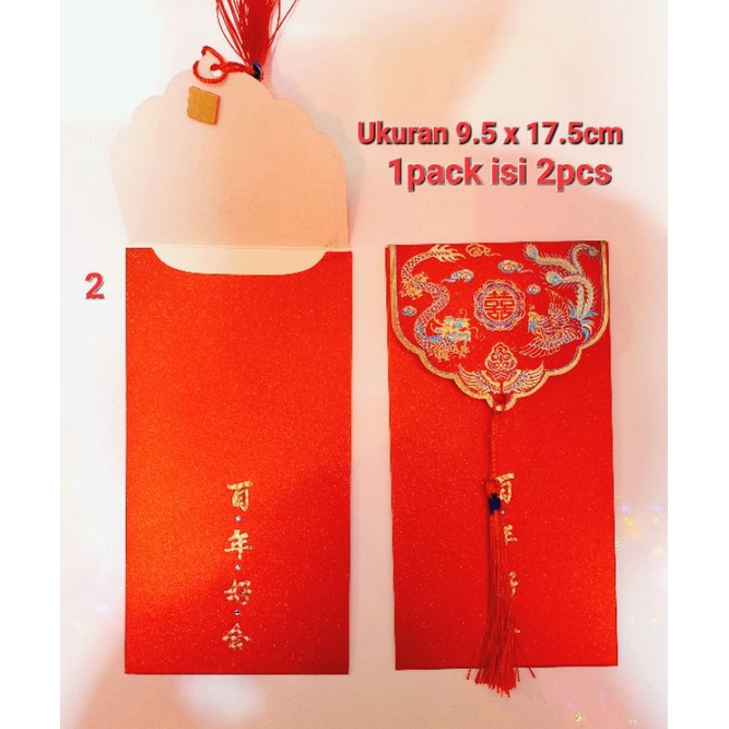 Angpao Sangjit Premium / Angpao Shuang Xi / Wedding Red Envelope / Angpau Lamaran Pernikaha Suang Xi Premium