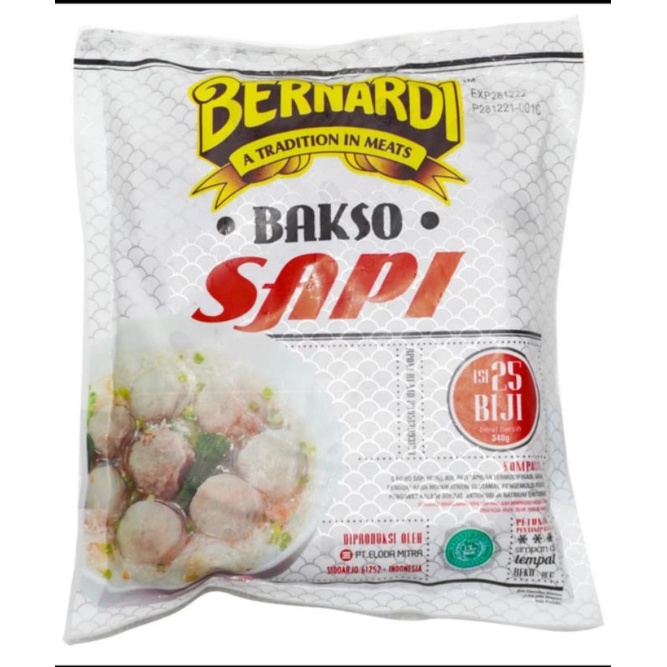 

Baso Bernardi Besar 25pcs 340gr