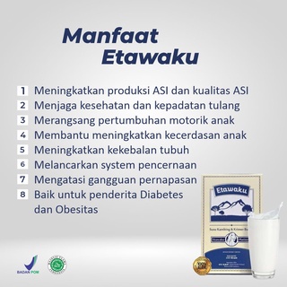 Etawaku Platinum Paket 3 Box Susu Kambing Etawa dan Krimer Nabati 100% Asli Original Untuk Atasi Nyeri Sendi Sesak Nafas Kesehatan Tulang dan Sendi Sehat Rendah Gula Teruji Klinis