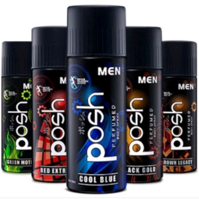 Jual Posh Men Body Spray Ml Parfum Posh Men Shopee Indonesia