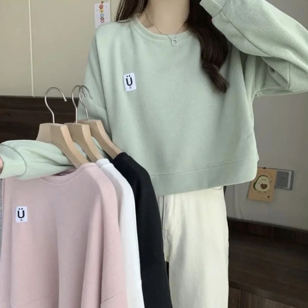 YOONA SWEATER OVERSIZE FLEECE PREMIUM SWEATER CASUAL KOREAN STYLE