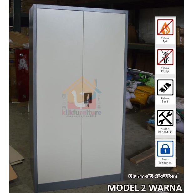 

Filling Cabinet Lemari Arsip Filing Cabinet Besi 2 Pintu Full Plat Ak 05