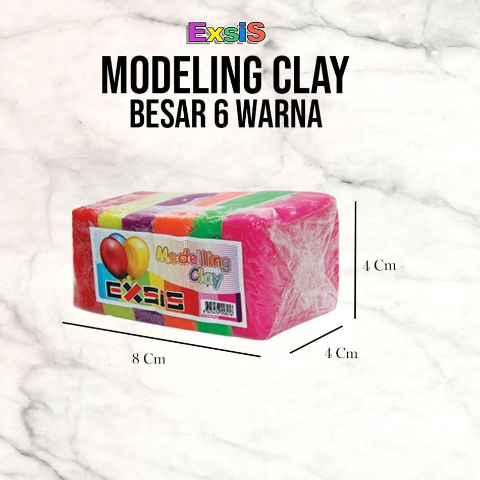 ៛ Lilin Mainan Malam BESAR 6 Warna / Mainan malam/Playdough っ