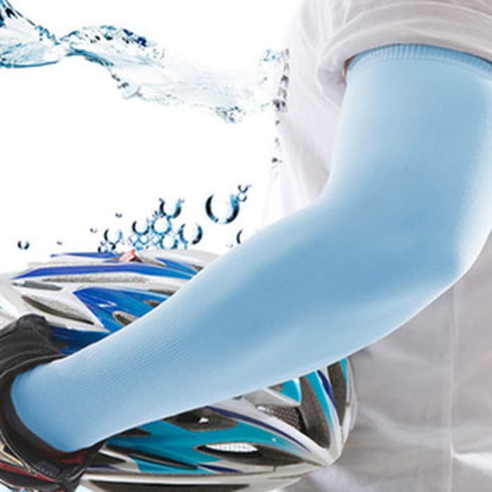 IKILOSHOP Sarung Lengan Tangan Anti Panas UV AQUA X Lari Sepeda Sport Protection