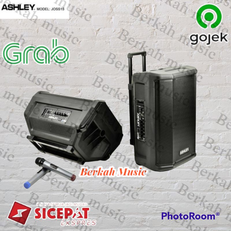 Speaker Portable Wireless Ashley joss15 - 15 inch Original Bluetooth