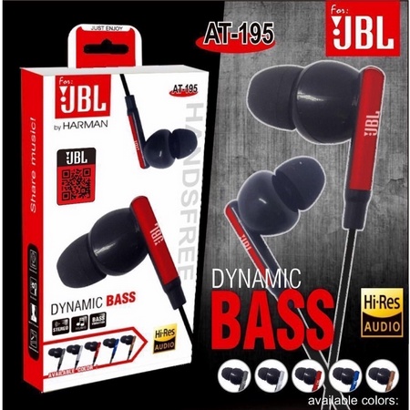 Handsfree Earphone Seri Terbaru Extra Bass + Packing Import