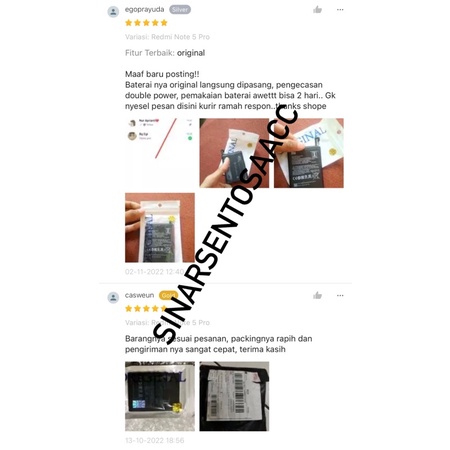 Baterai Original 100% BN45 Xiaomi Redmi Note 5 Note 5 Pro Note 5 Plus BN45 BN 45 Batre Batrai Xiao Mi Ori HP Garansi AWET MURAH