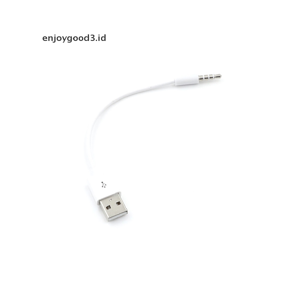 Kabel Adapter Charger Data Sync Audio AUX Ke USB 2.0 15cm 3.5mm Untuk MP3