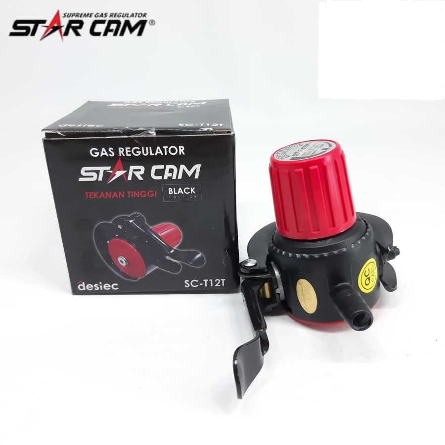 Regulator Gas Star Cam SC-T12T Tekanan Tinggi Starcam Non Meteran