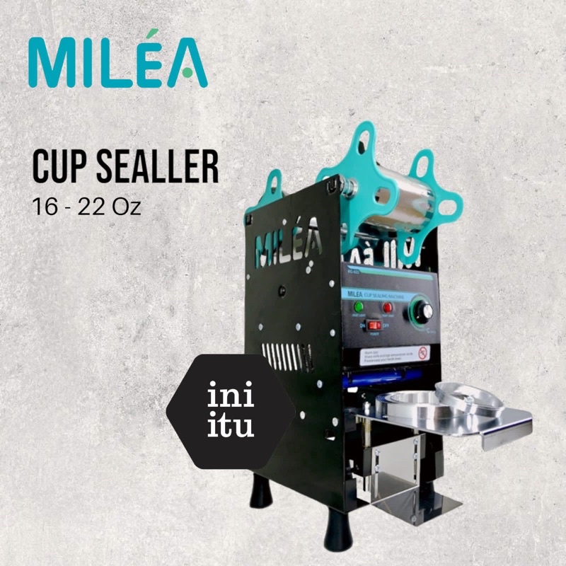 [ MILEA ] Milea Premium Manual Cup Sealer Mesin Press Gelas High 180 mm - GARANSI RESMI MILEA 1 TAHUN