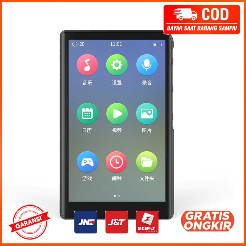 Bluetooth HiFi DAP MP4 Player Touchscreen 16GB H9