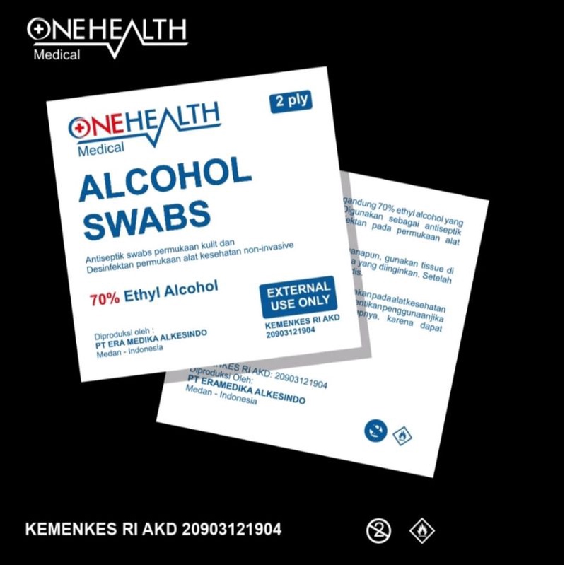 Alkohol Swabs / Tissue Alkohol Onehealth