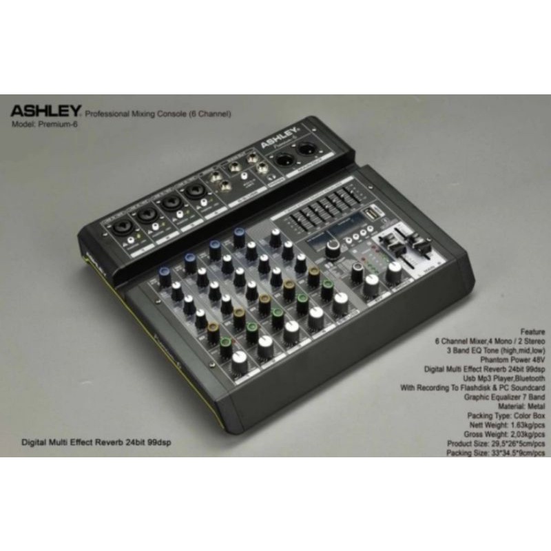 Mixer Ashley Premium 6 New Original