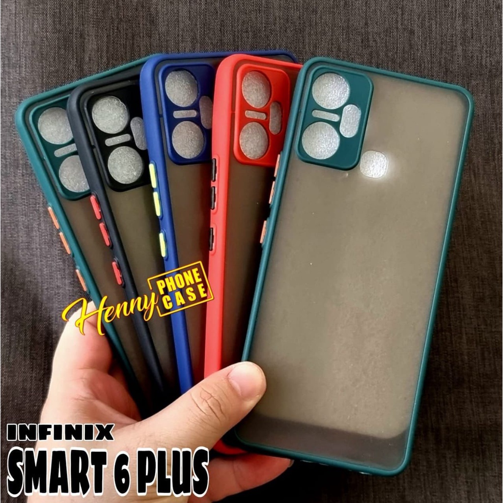 Bumper AERO CASE Infinix Smart 6 Plus/Smart 3 Plus X267 Hardcase My Choice List Warna Matte