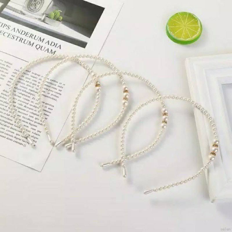 Bando Korea Mutiara Pearl Headband Korean Hairband