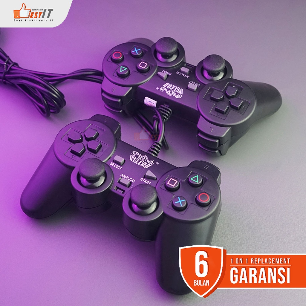 Gamepad double Getar USB Welcom // Joystick Double Getar USB Welcom