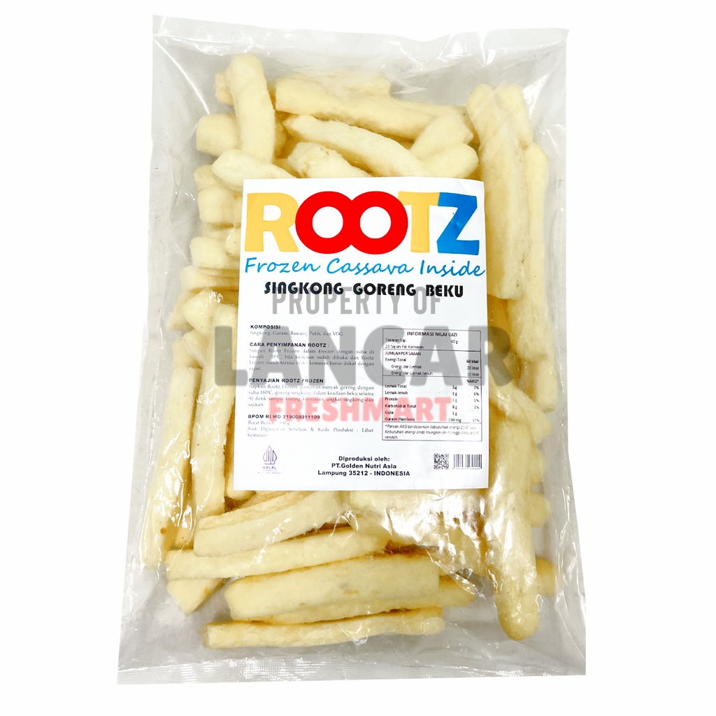 ROOTZ SINGKONG GORENG STICK 900GR