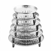 Tatakan Kukusan Alas Panci Kukus Steamer Rack Stainless 20cm Lubang Alas Kukus