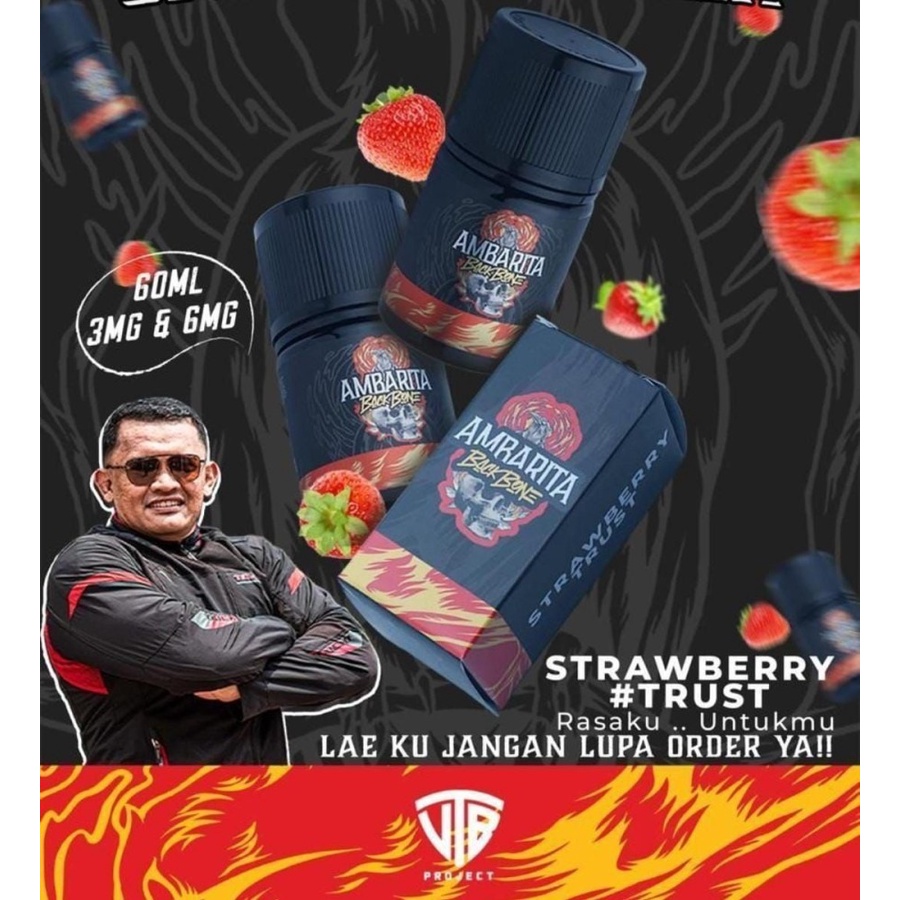 LIQUID 60ML AMBARITA BACKBONE STRAWBERRY TRUST