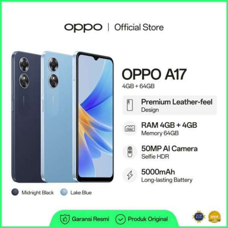 OPPO a17 Ram 4