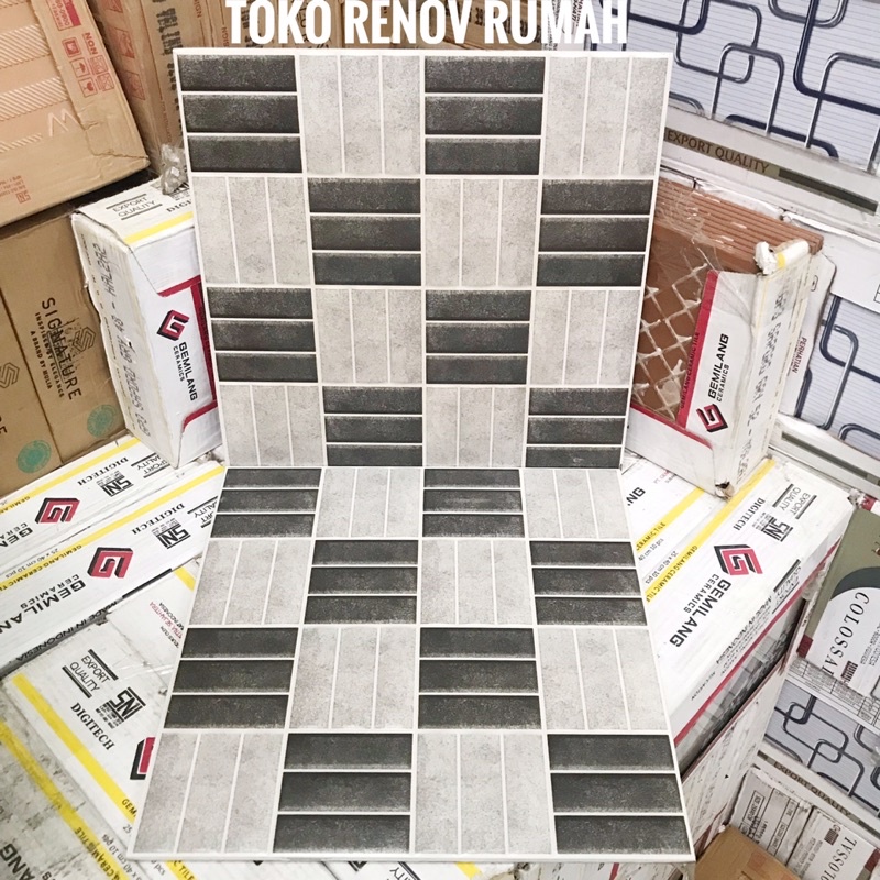 keramik 40x40 motif batu alam/ keramik garasi/ keramik teras/keramik kamar mandi/keramik 40x40 kasar