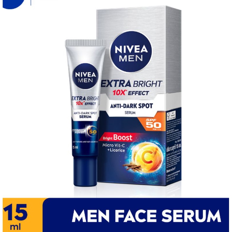 NIVEA MEN Extra Bright 10X EFFECT SERUM 15ML