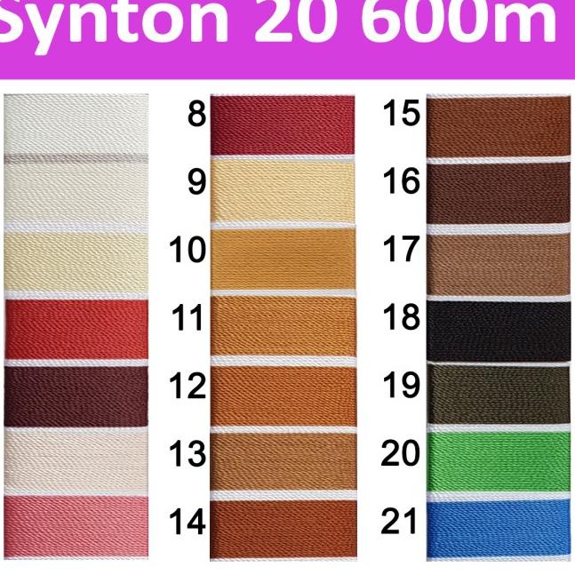 Synton 20 600m benang jahit kulit tas jok mobil