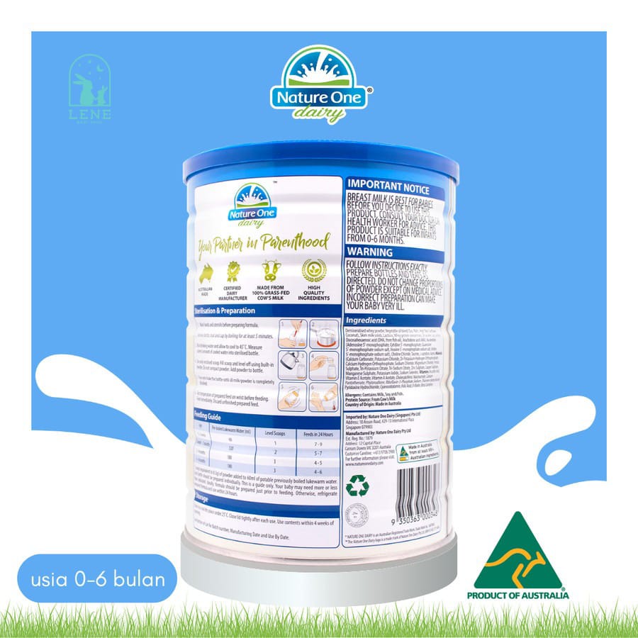 Nature One Dairy Newborn Step 1 900gr