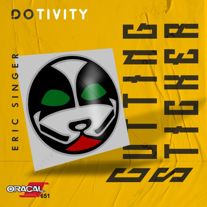 

Cutting Sticker KISS (ERIC SINGER) V3 3 Colors