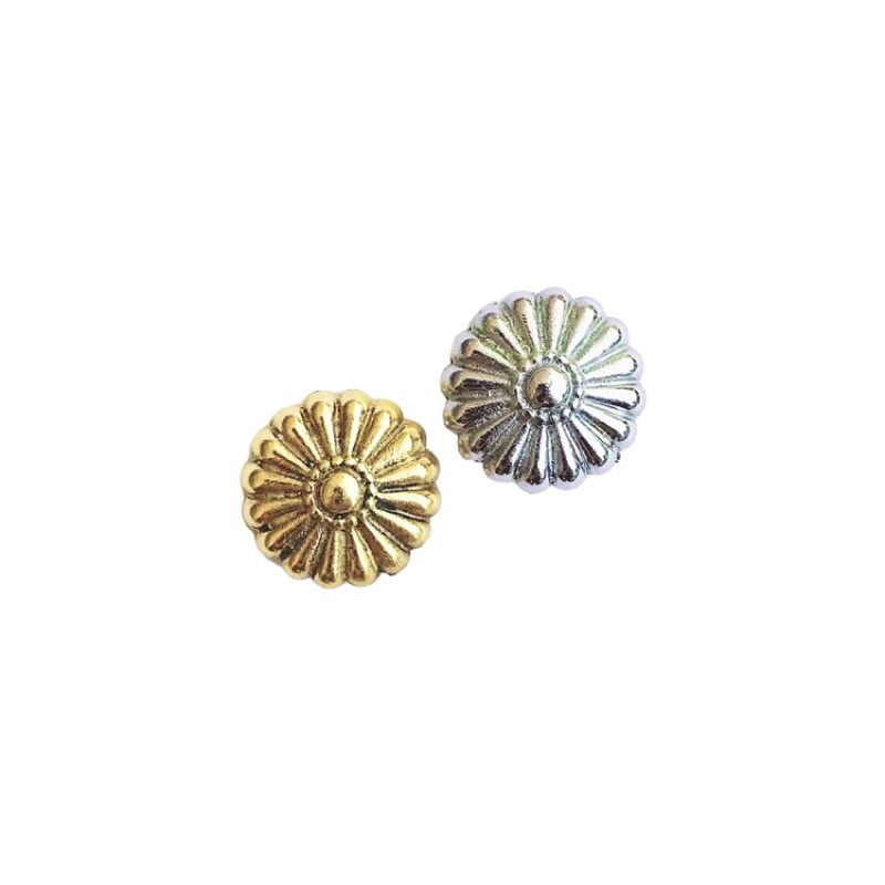 Concho button solid brass | kancing kuningan