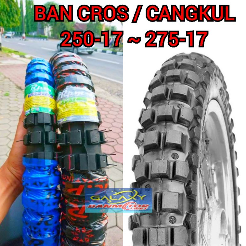Ban Motor Cros canngkul 250-17 atau 275-17 ban honda supra revo vega jupiter smash shogun ban luar r