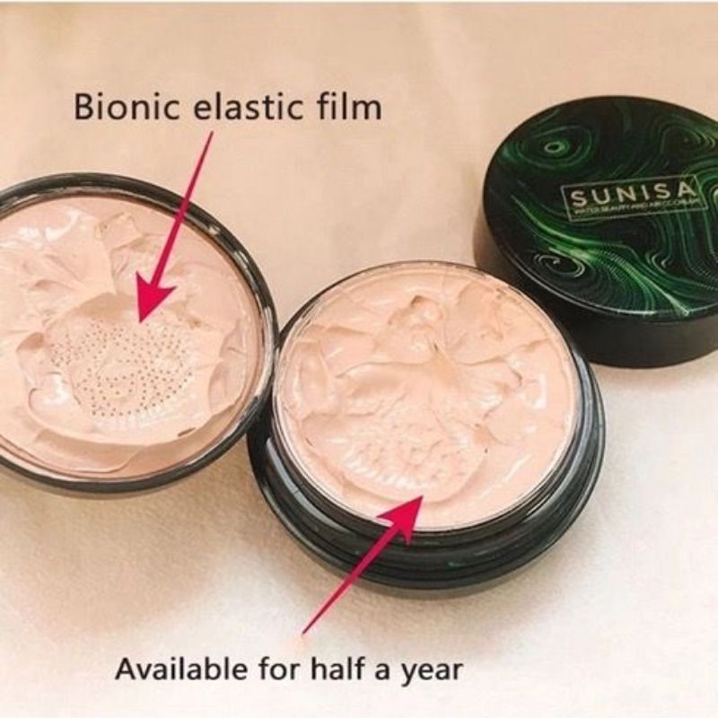 WATERPROOF - ORIGINAL Barcode Bedak Foundation Korea Sunisa Cushion Anti Air dan Tahan Lama Waterproof Natural Light