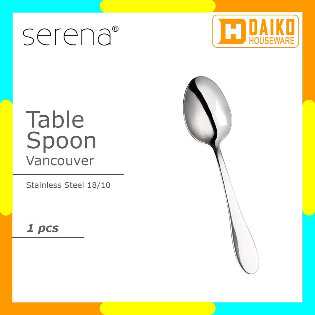 Sendok Serena Vancouver - Table Spoon Alat Makan Stainless Steel