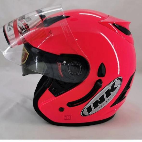 Helm INK KW Centro Double Visor Busa Bisa Dilepas Dan Dicuci - Putih, All Size