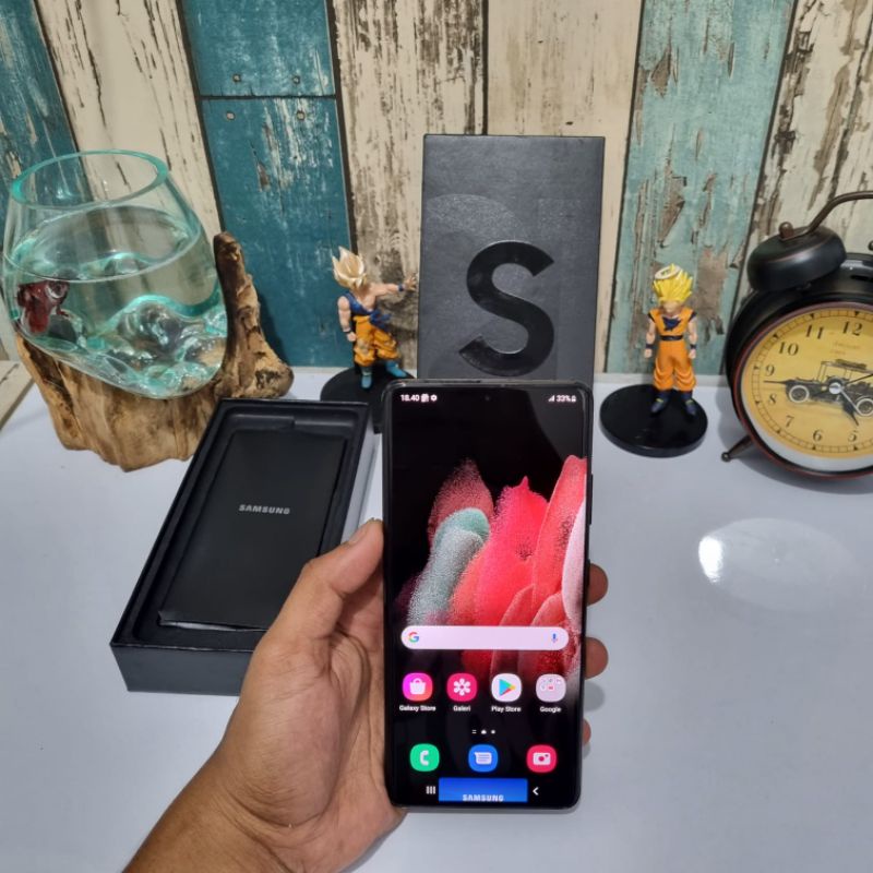 Handphone Hp Samsung S21 Ultra 5G 12/256 16/512 Second Seken Bekas Murah