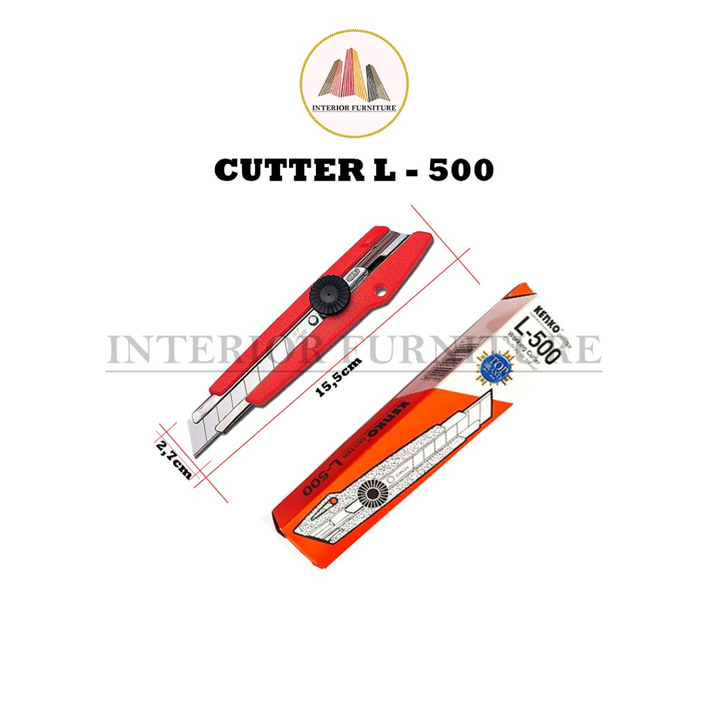 CUTTER BESAR RANDOM L 500 / CUTTER BESAR KENKO / REFILL CUTTER L 150