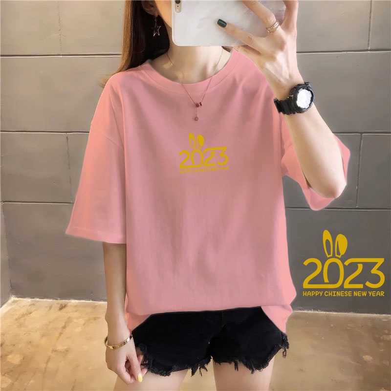 YOURSTYLE1119 - KAOS 2023 CNY KAOS IMLEK KEKINIAN TERLARIS KEREN UNISEX OVERSIZE