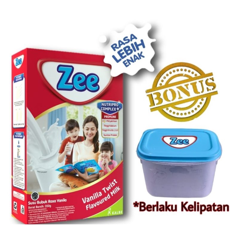 

ZEE BOX REGULER 350 GR VANILA