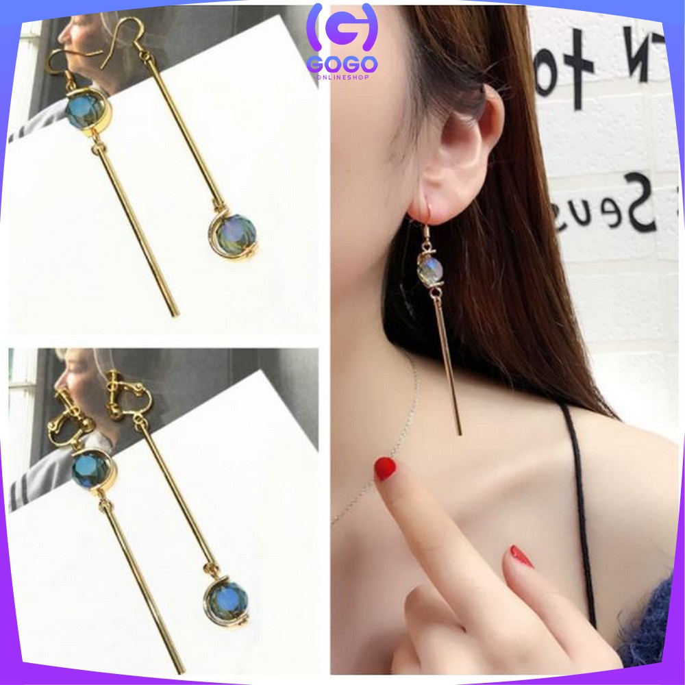 GOGO-K66 K69 Anting Korea Anting Tusuk Wanita Simple Style Korea Anting Tusuk Gantung Perhiasan Wanita