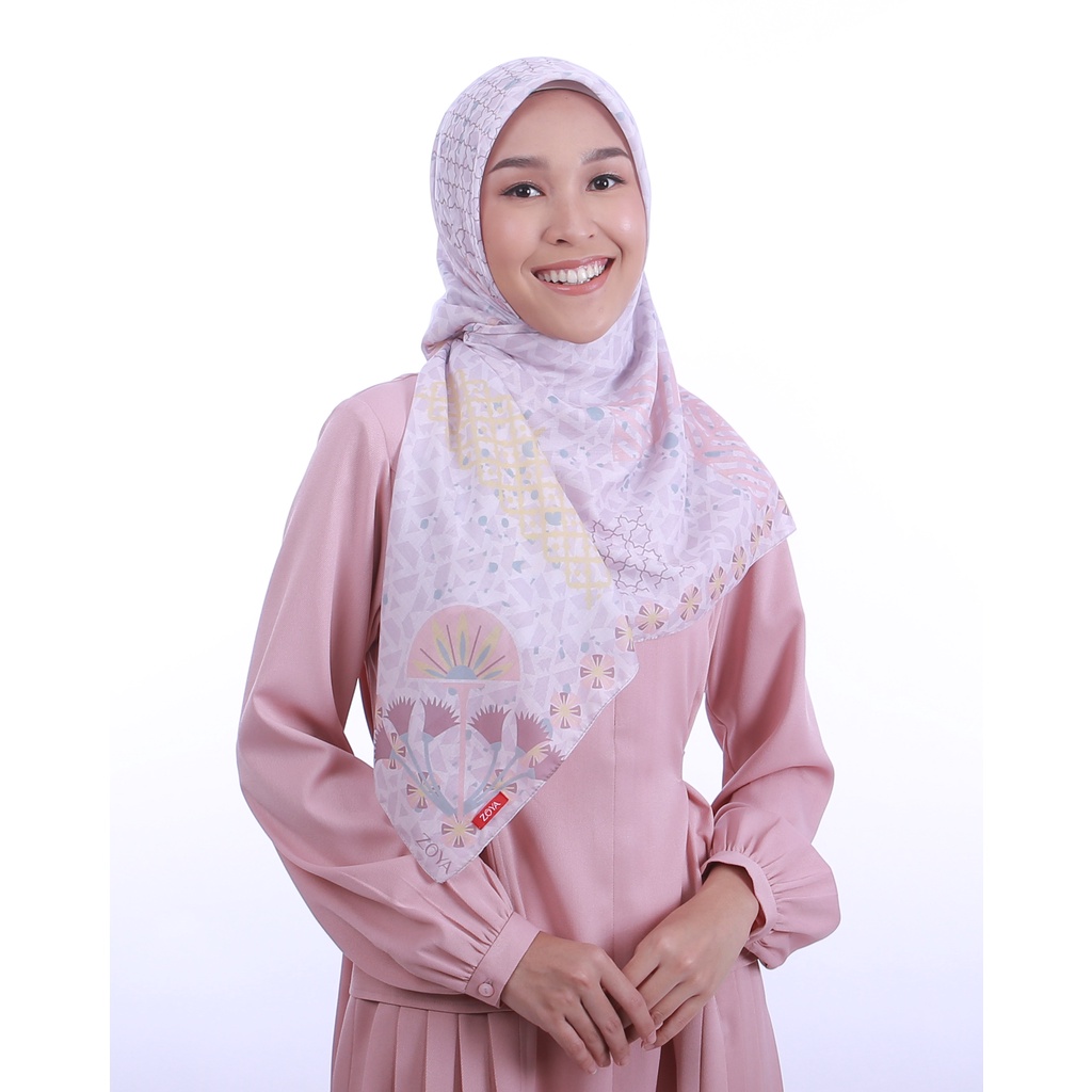 Zoya Scarf Kerudung Hijab Segiempat Ivona
