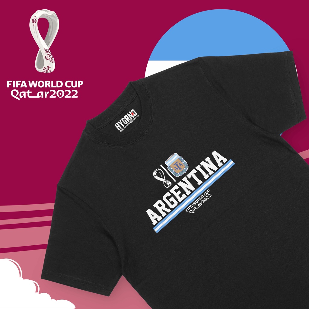 Original Kaos Piala Dunia "Argentina" - FIFA World Cup Qatar 2022/Messi Unisex