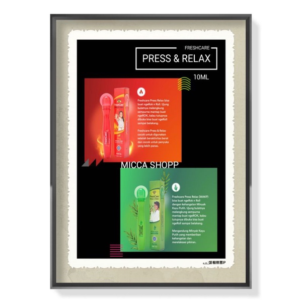 FRESHCARE / FRESHCARE ROLL ON &amp; KEROK / FRESHCARE PRESS AND RELAX / FRESH CARE