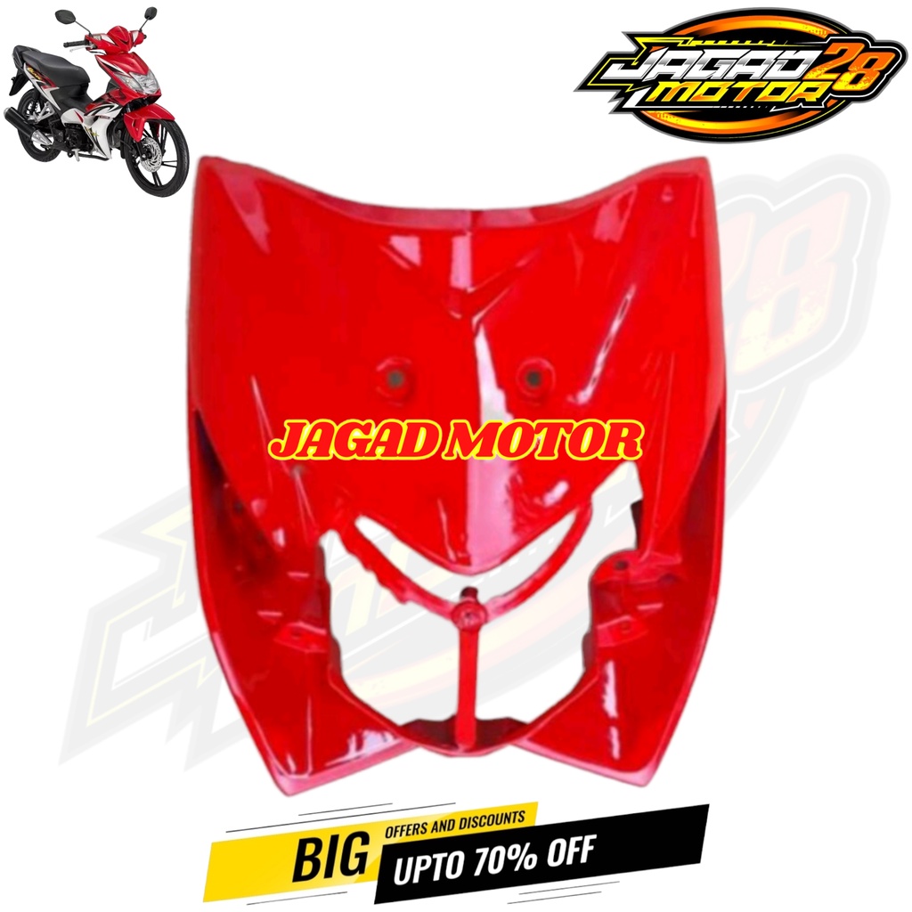 Tameng Depan Honda Blade Lama Old 2008 - 2011 Merah / Dasi Depan Honda Blade Lama Old 2008 - 2011 Merah / Cover Body Depan Honda Blade Lama Old 2008 - 2011 Merah / Tameng Dasi Panel Dada Body Depan Honda Blade Lama Old 2008 - 2011 Merah