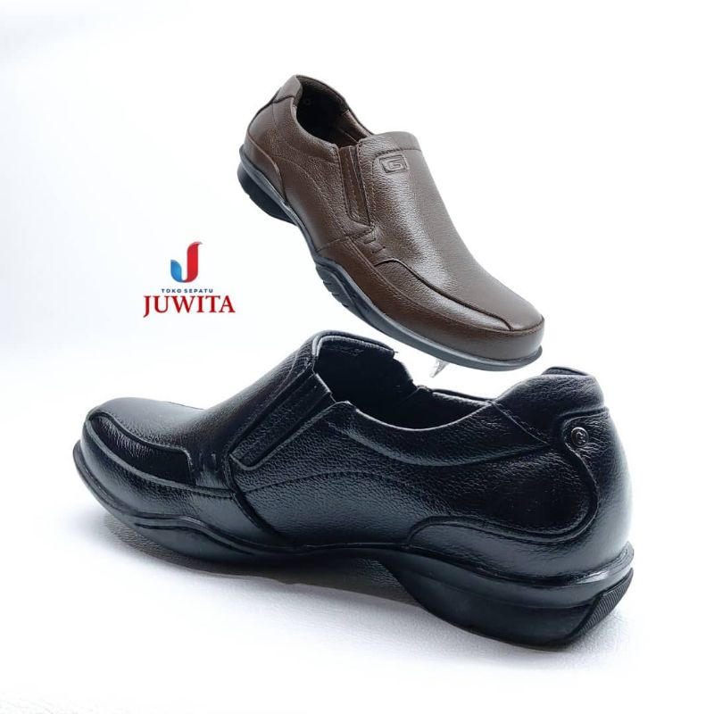 Sepatu kulit casual cowok pria merk Gats seri GI