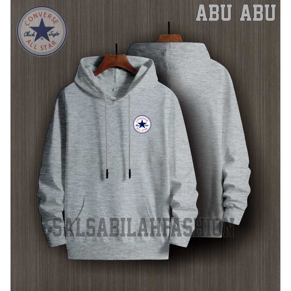 TERMURAH !! COD Jaket Sweater Hoodie Pria Distro CONVERSOriginal Big Size Jumbo M - XXL