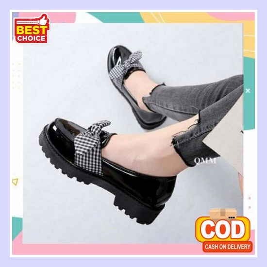 Sepatu Docmart Wanita Terbaru Wanita Sepatu Loafers Wanita Hitam Docmart Wanita Original Korea Impor