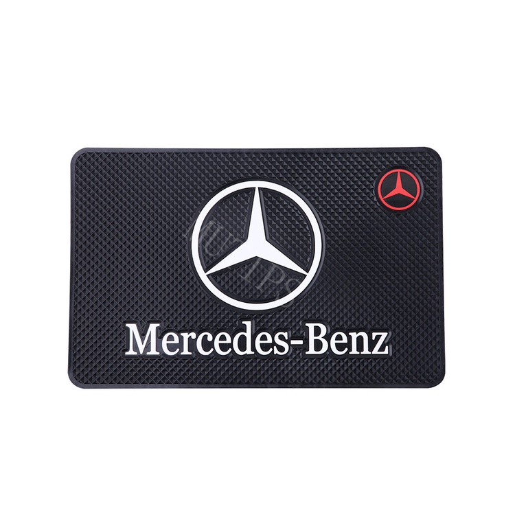 1 / 2 Pcs Bantalan Karet Anti Slip Logo Mercedes Benz W204 W220 W206 W124 W207 W211 W205 W213 W218213 W22