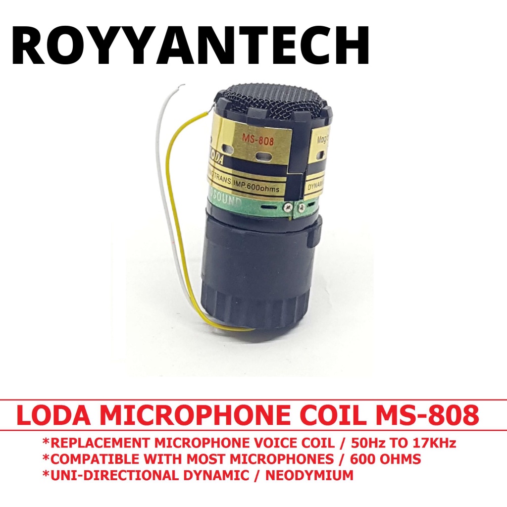 SEPUL MIC LODA MS-808 SPOOL MICROPHONE LODA M 808